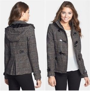 Pink Envelope Hooded Toggle Jacket, XL